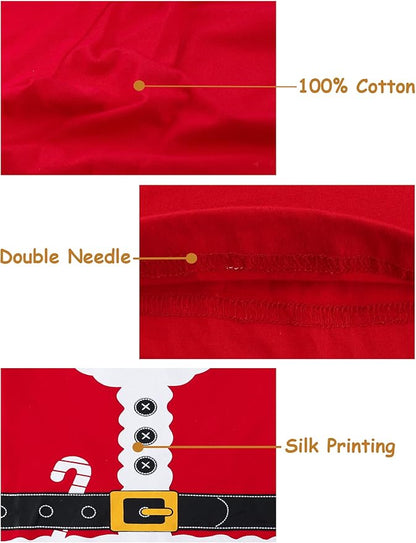 A&J DESIGN Pure Cotton Printed Pjs for 2-14 Years Kids, 2-Piece Long-Sleeved Pajamas Set