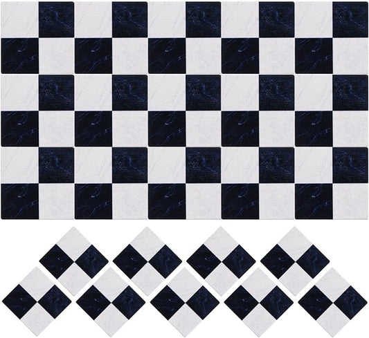 DOITOOL Miniature Dollhouse Flooring Mini Dollhouse Accessories, 27PCS Floor Sheet Wood Flooring Decorations, Doll House Furniture Accessories (s