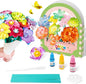 SkilLify Flower Craft Kits,DIY Paper Arts and Crafts Bouquet Toys for Kids, Create 3D Color Changing Blossoms, Educational Science Activity Preschool,Birthday Gifts for 4 5 6 7 8+Year Old Girls & Boys