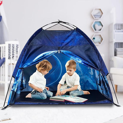 Kids Play Tent Lucky Castle Playhouse for Kid Easy Fun Dome Tent Camping Tent Indoor and Outdoor Imaginative Play Perfect Kid's Gift