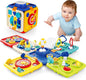 Busy Board for 1+ Year Old Girl & Boy Gifts, Montessori Toys for 1 2 3 4 Year Old Toddler, 6-in-1 Educational Early Development Toys for Toddlers 2-4, Christmas, Birthday Gift for 1-4 Year Old Kids