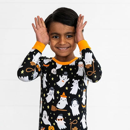 Little Sleepies Two-Piece Pajama Set for Boys & Girls, Soft Viscose from Bamboo Toddler Pajamas for Kids, Family Matching PJs