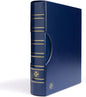 Lighthouse - Coin Album Set with ENCAP 5 Pages for Quadrum Snaplocks, Fits 100 2"x2" Coin Holders with Matching Slipcase - Blue