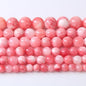 12MM 32PCS Pink Persian Jade Spacer Loose Beads for Jewelry Making DIY Bracelet Necklace