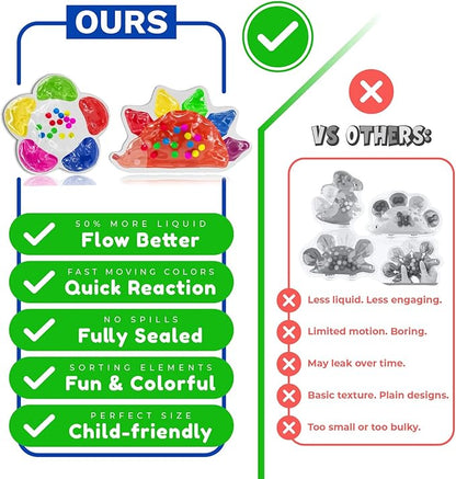 Color Sorting Toy Perfect for Fine Motor Skills Toys for 3 4 5 Years Old Toddler Montessori Travel Toys Sensory Toy for Toddler Preschool Gift for Calm Down Color