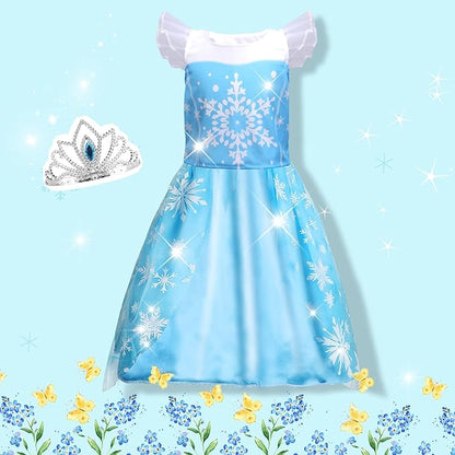 Princess Dress Up for Girls 4-6, Dress Up Clothes for Little Girls 3t-4t