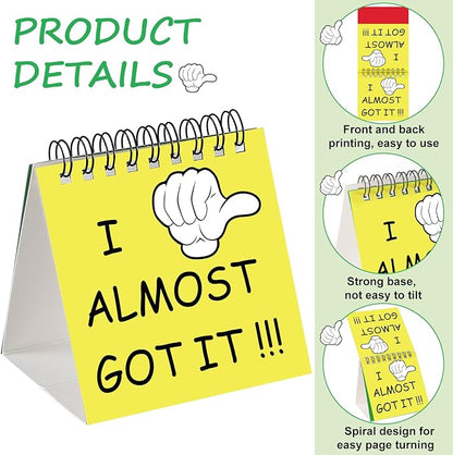 Harloon 36 Pcs I Need Help Mini Flip Chart Signs Self Assessment Cards Behavior Management Classroom Tools for Kids Teachers Classroom School Behavior Educational and Learning Activities Supplies