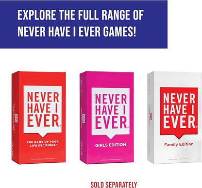Never Have I Ever | Hilarious Family Card Game with Fun Questions & Crazy Stories | Perfect for Kids, Teens & Adults | Great for Game Nights & Parties | Includes “I Have” & “I Have Never” Paddles!