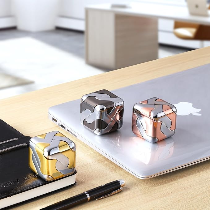 Metal Puzzle - 3D Cube Brain Teaser Puzzle