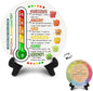 Feelings Wheel, Double-Sided Emotion Wheel with Stand, Counseling Office Must Have, Feelings Wheel Suitable for Therapy Office Decor School Counseling Office Must Have (WD, 1)