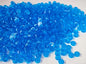560 Piece Transparent Colors Building Plate Bulk, Round 1x1, Compatible with Lego Parts and Pieces: (Color:Transparent Blue)