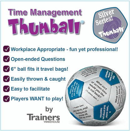 Trainers Warehouse 6" Thumball Collection, 32 Prompts for Conversation, Team Building, Relationship and Training