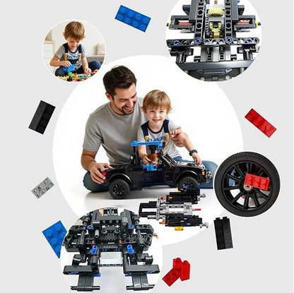 1300Pcs MOC Spare STEM Parts, Cars Gears Axles Wheels Connectors Building Block Accessories Pieces Sets, Chain Link Pins Connector Joints Bricks, Creative Building Block Toys for Ages 6+ Year Old