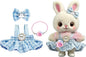 Clothes for 17cm Doll,Outfit for Doll,Dress and Hairpin Set for Dolls Dress Up,Accessories for 17cm Dolls (Style-D)