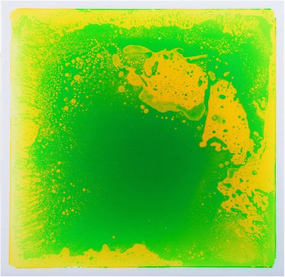 Art3d 1-Pack Non-Toxic Children Play & Exercise Mat - Puzzle Play Mat for Kids, Toddlers or Baby, 11.8" x 11.8" Green-Yellow