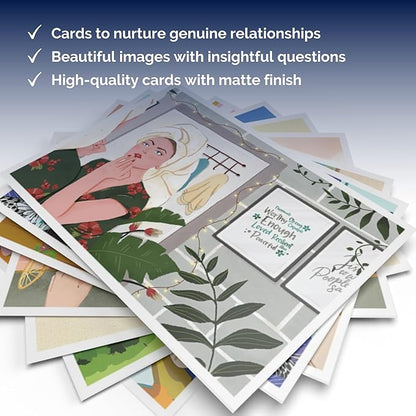 metaFox 'Where I Belong' deep pictures - 52 Coaching and Motivation Cards Set for Youth with Question - For Self-Reflection, Therapy, Relationship and Self-Awareness Game
