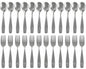CHILLOUT LIFE Stainless Steel Kids Silverware Set 24 Pieces (2 Pack of 12) - Child and Toddler Safe Flatware - Kids Utensil Set - Metal Kids Cutlery Set (Includes 12 Small Kids Spoons & Kids 12 Forks)