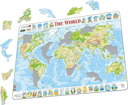 Larsen Puzzles The Physical World 80 Piece Children's Educational Jigsaw Puzzle