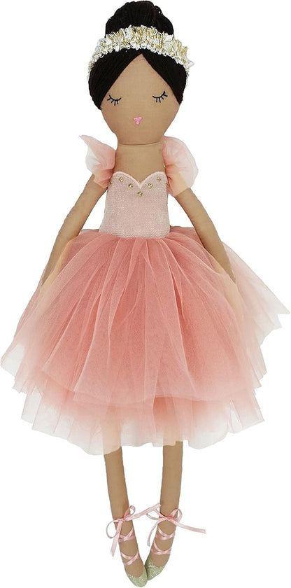 MON AMI Juliet The Prima Ballerina Stuffed Doll - 22”, Plush Ballerina Doll for Girls, Use as Toy or Room Decor for Kids of All Ages