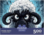 Sheep Thickened Wooden Jigsaw Puzzles for Adults Fun 500 Pieces 3D Animal Education Game Toy Intellectual Game Stress Relief Toy Decoration Relaxation and Intelligence 500pcs (52x38cm)