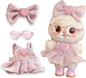 17cm Doll Clothes Set & Outfit Set for 17cm Dolls - Premium Fashion Dresses with Accessories, Luxury Chic Doll Clothing & Style Bundle,Just Clothes (Style F)