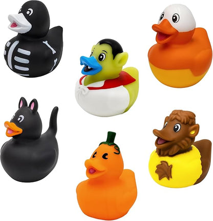 Halloween Rubber Duck Toy Duckies for Kids, Fun Bath Birthday Gifts Baby Showers Summer Beach and Pool Activity, 2" (200-Pack)