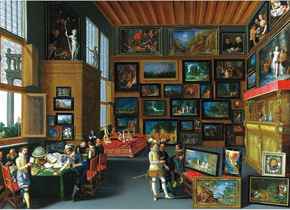 MaxRenard Game Jigsaw Puzzle 1000 Pieces for Adult Oil Painting Collection Cognoscenti in A Room Hung with Pictures Famous Artwork Toy