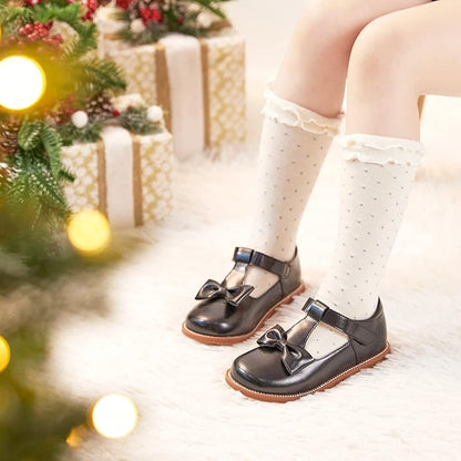 Felix & Flora Toddler Little Girl Mary Jane Dress Shoes - Ballet Flats for Girl Party School Shoes