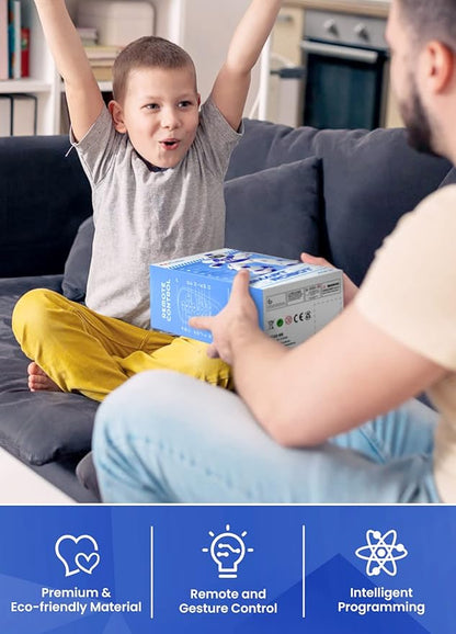 Robot Toys for Kids,Programmable Remote Control Smart Walking Dancing Robot Toy with Gesture & Sensing for Age 4 5 6 7 8 9 10 Year Old Boys for Birthday Present,Red