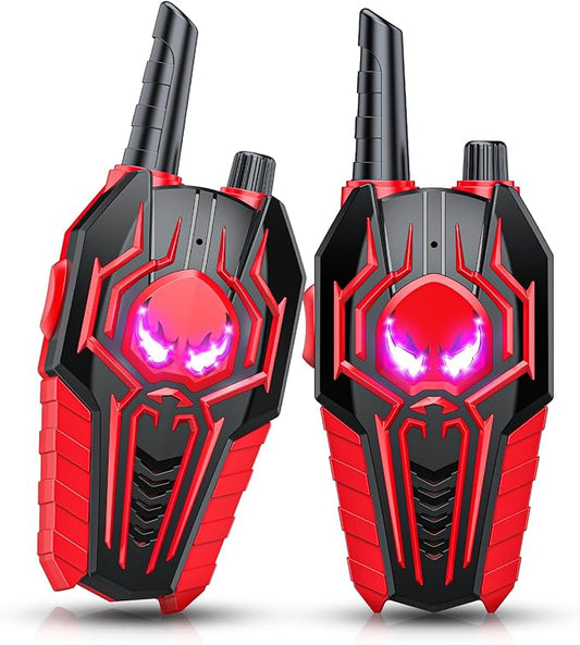 Kids Walkie Talkies for Boys: Toys Gifts for 3 4 5 6 7 8 Year Old Boys Kids Walkie Talkies 2 Pack Outdoor Hiking Toy Age 3-8 Year Old Boy Girl Christmas Birthday Gifts Ages 5-7 Stocking Stuffers