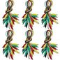 60PCS Premium Alligator Clips Electrical, Crocodile Test Leads with Test Probes, 5 Colors Double-Ended Jumper Wires with Alligator Clips for Multimeter, DIY Engineering Experiment Circuit Connection
