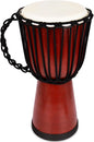 ArtCreativity 16 Inch Wooden Djembe Drum Set with Sticks, Rustic Brown Wood African Drum Design, Fun Musical Instrument for Kids and Adults, Great Gift Idea