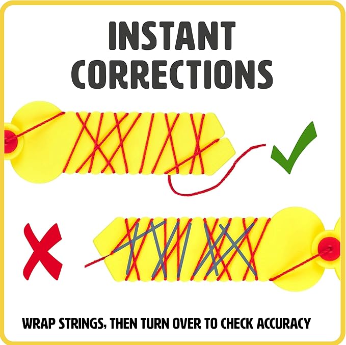 Learning Wrap-Ups Division Keys - Self Correcting Math Tool for Kids Grade Level 2-6