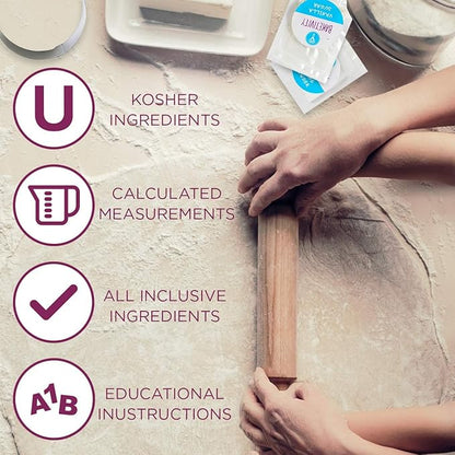 BAKETIVITY Kids Baking DIY Activity Kit - Bake Delicious Cinnamon Buns with Pre-Measured Ingredients – Best Gift Idea for Boys and Girls Ages 6-12