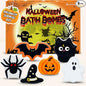 Halloween Bath Bombs Set for Kids, Boo Basket Stuffers for Women, Boys & Girls Spooky Celebration Gift, Handmade 6 Fun Shapes Hallowen Trick o Treat Party Favors for Kids