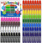 Kwik Stix Solid Tempera Paint Sticks, 96 Colors, Washable Paint Sticks for Kids, Super Quick Drying, Non-Toxic, Allergen Free, Assorted Pack of Classic Colors, Ideal for Kids and Toddlers