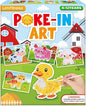 Lonfliness 8PCS Poke-in Craft and Art Kit for Kids Farm Animal Theme No-Mess Fabric Sewing Art Girl Boy 4-12 Puzzle Puncture Painting Farmhouse Sheep Toy Gift for Creative Activity Game Birthday Party