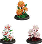 Creative Botanical Micro Blocks Set with Display Cover- 550PCS Artificial Chrysanthemum, Peony and Hibiscus, Perfect DIY Gift for Adults, Teens and Flower Lovers