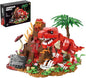 Dinosaur World T-Rex Building Set- Compatible with Lego Sets for Boys 8-14, Jurassic Volcano Era Building, Birthday Gift Set for Boys & Girl (559 Pcs)
