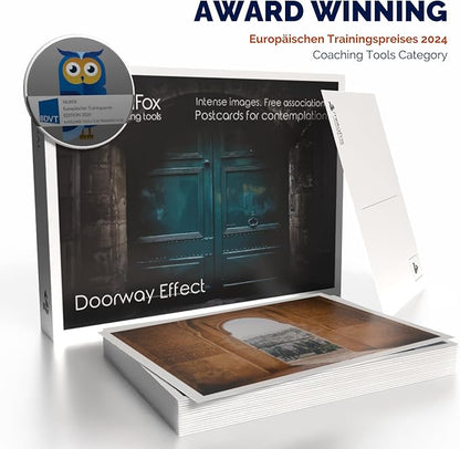 metaFox Coaching Postcards - Doorway Effect - 52 Cards to Spark Meaningful Conversations and Connections in Coaching and Therapy