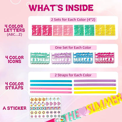 Friendship Bracelet Making Kit for Girls, Christmas Gifts Art & Craft Kits for Kids, DIY Jewelry Making Kit, Birthday Present for Ages 4-12, Toy for Age 4, 5, 6, 7, 8, 9, 10, 11, 12 Years Old
