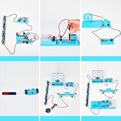 Mysterystone Science Experiment for Kids Electricity and Magnetism Kit for Students Stem Kit Physics Lab Basic Circuit Board Kit for Learning Starter