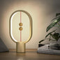 Bedroom Lamps - Mini Balance Lamps, Birthday Gifts, Bedside and Nightstand Lights, Plug-in Night Lights with Magnetic Base for Home, Office, and College Dorm (Wood Color)
