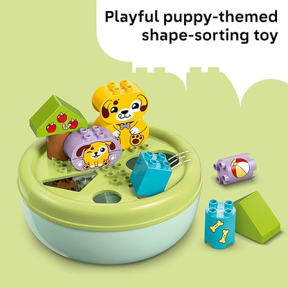 LEGO DUPLO My First Shape Sorter: Puppy House Sensory Toy for Toddlers - Montessori Shape Sorting & Learning Play Set for Boys & Girls, Ages 1.5+ - Educational Gift Idea for Birthdays - 10441