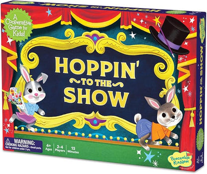 Peaceable Kingdom Hoppin' to The Show Cooperative Game for Kids