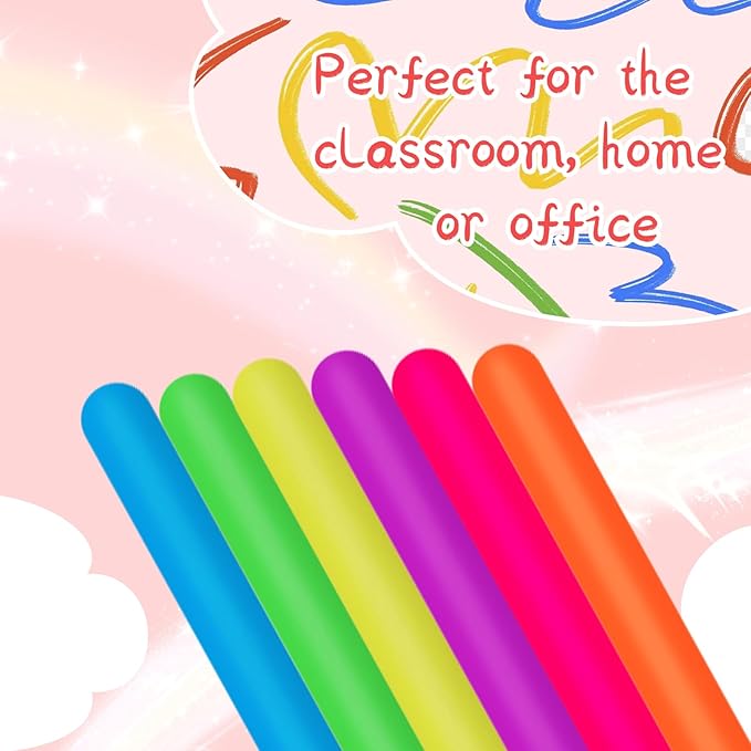100 PCS Colorful Stretchy Fidget Strings Sensory Toys, Carnival Prizes Fidget Stress Relief Toy for Classroom Prize Children Gift Birthday Party Favors Kids 4-8 8-12