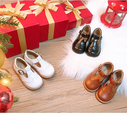 Felix & Flora Toddler Little Girl Mary Jane Dress Shoes - Ballet Flats for Girl Party School Shoes