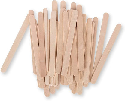 Darice 1000 Pcs Popsicle Stick, 4.5" Natural Wood Craft Sticks Supplies, Ice-Cream Stick Pop, Ages 3+