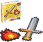 PLUS PLUS Puzzle by Number, 250 Piece Mini Interlocking Hashtag Color Blocks, 3D Pixel Art Kit for Kids - Adventure