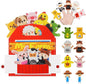 Animals Finger Puppets for Kids Ages 3-5, Felt Montessori Toddler Finger Puppets, Early Learning Interactive Play Kit, Road Trip Airplane Travel Toys, Farm Story Boys and Girls Birthday Gifts